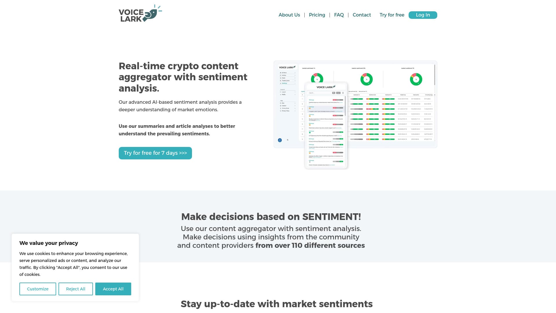 Voicelark | Crypto News Aggregator