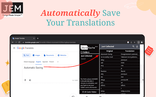 Wordkache - Save Your Translations