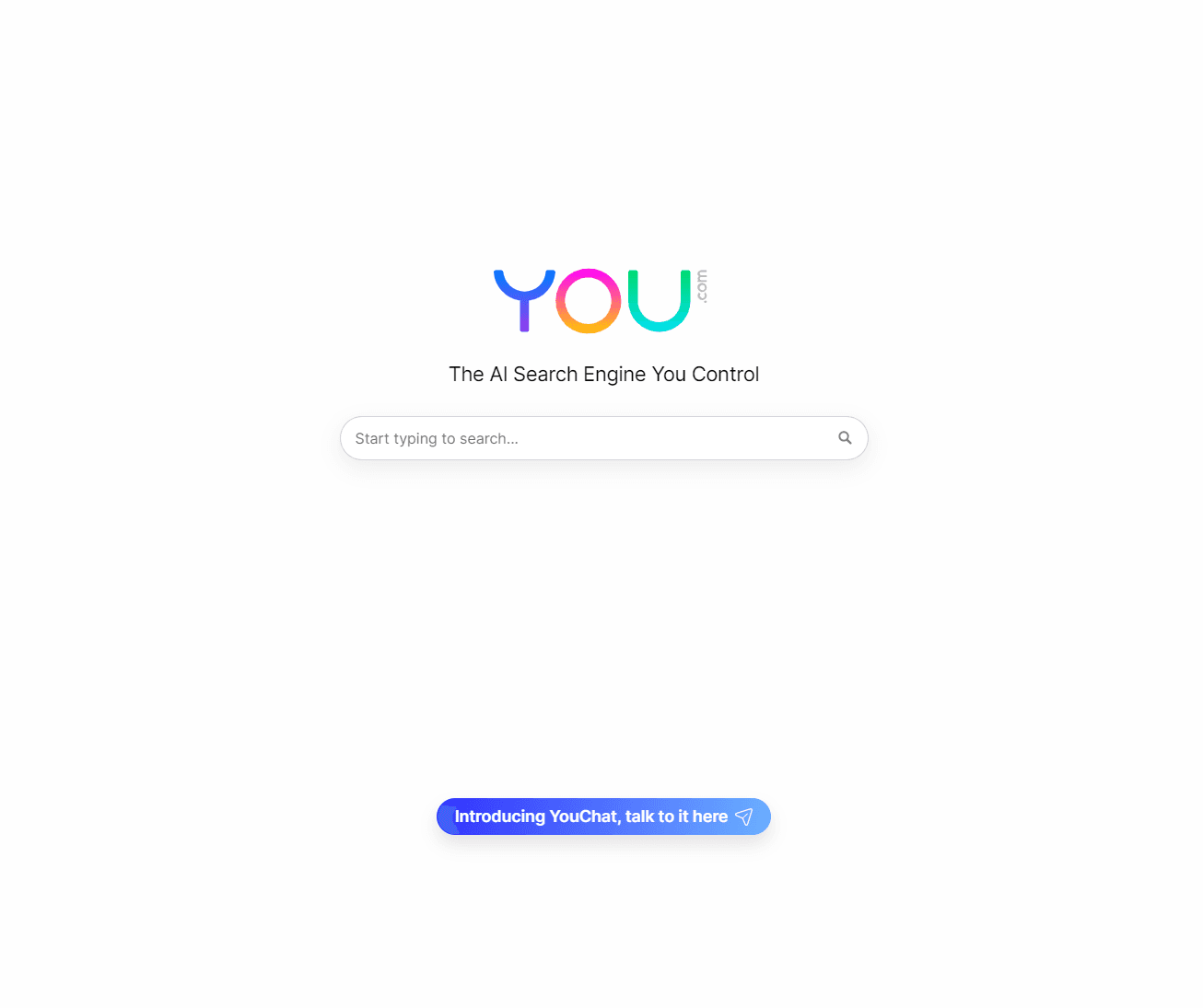 You