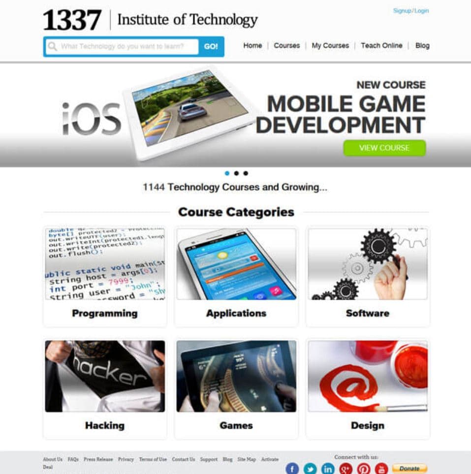 Zapbuild Learning Management System