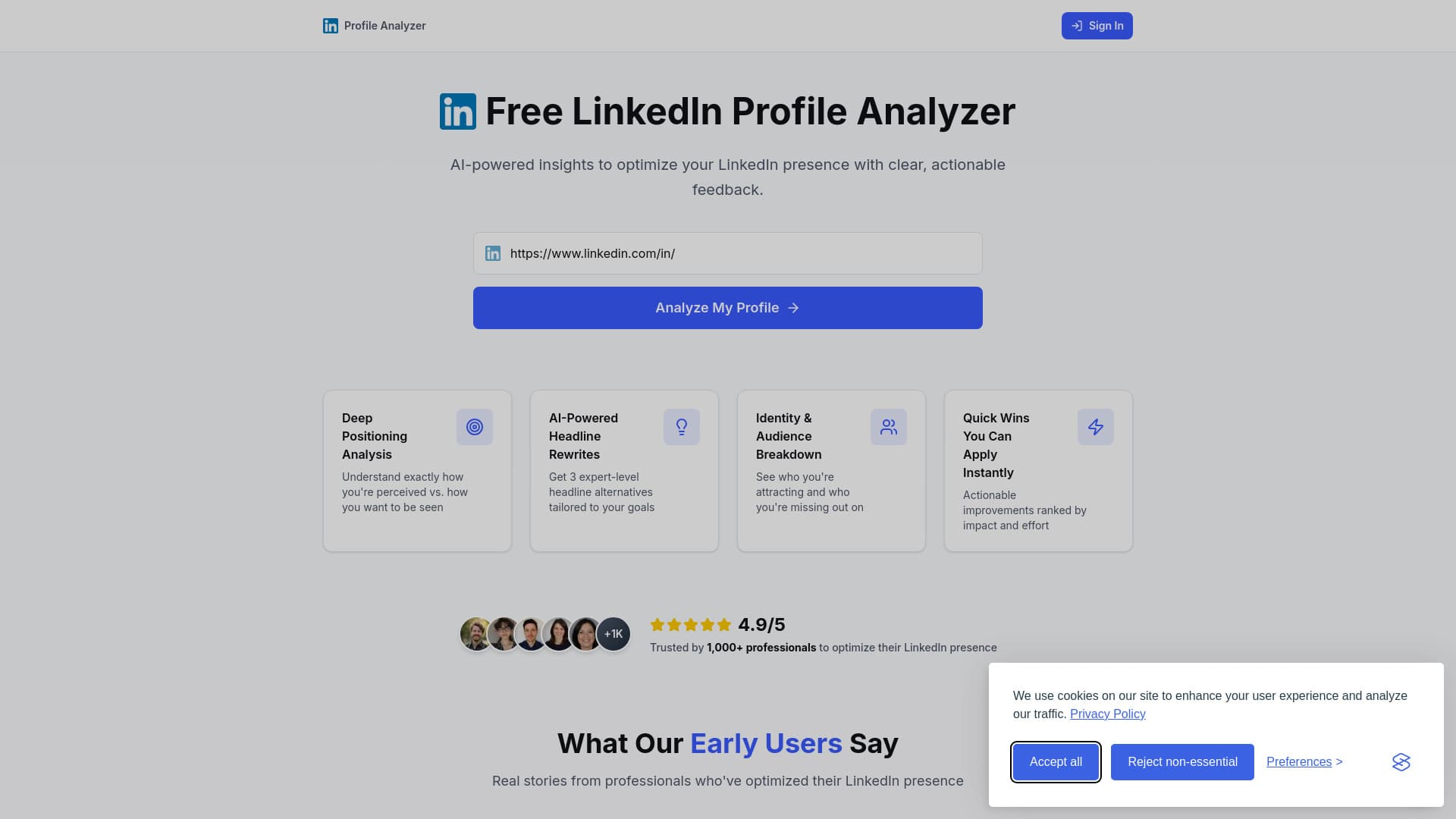 Linkedin Profile Analyzer